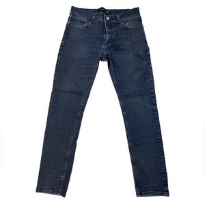 Zara black washed slim jeans